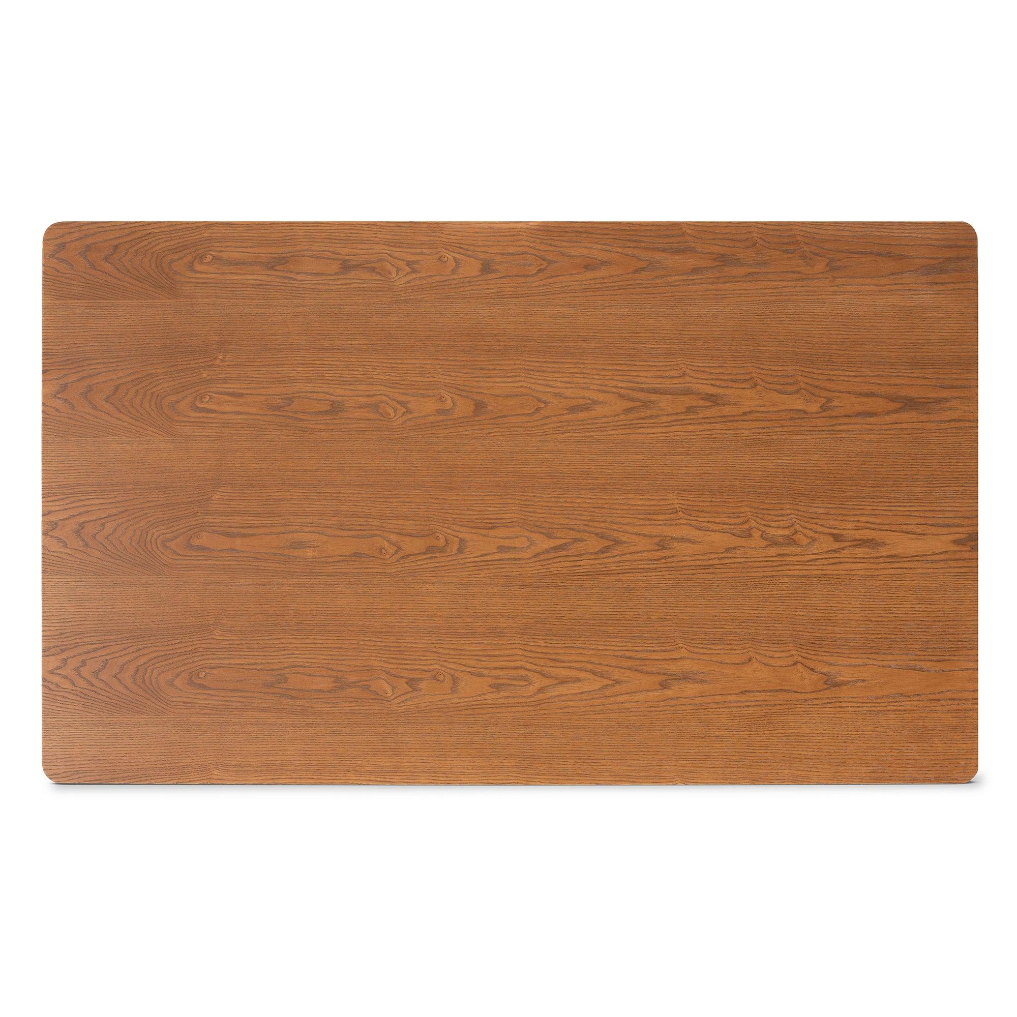 Theresa Mid-Century Modern Dark Fabric Upholstered and Finished Wood 5-Piece Dining Set