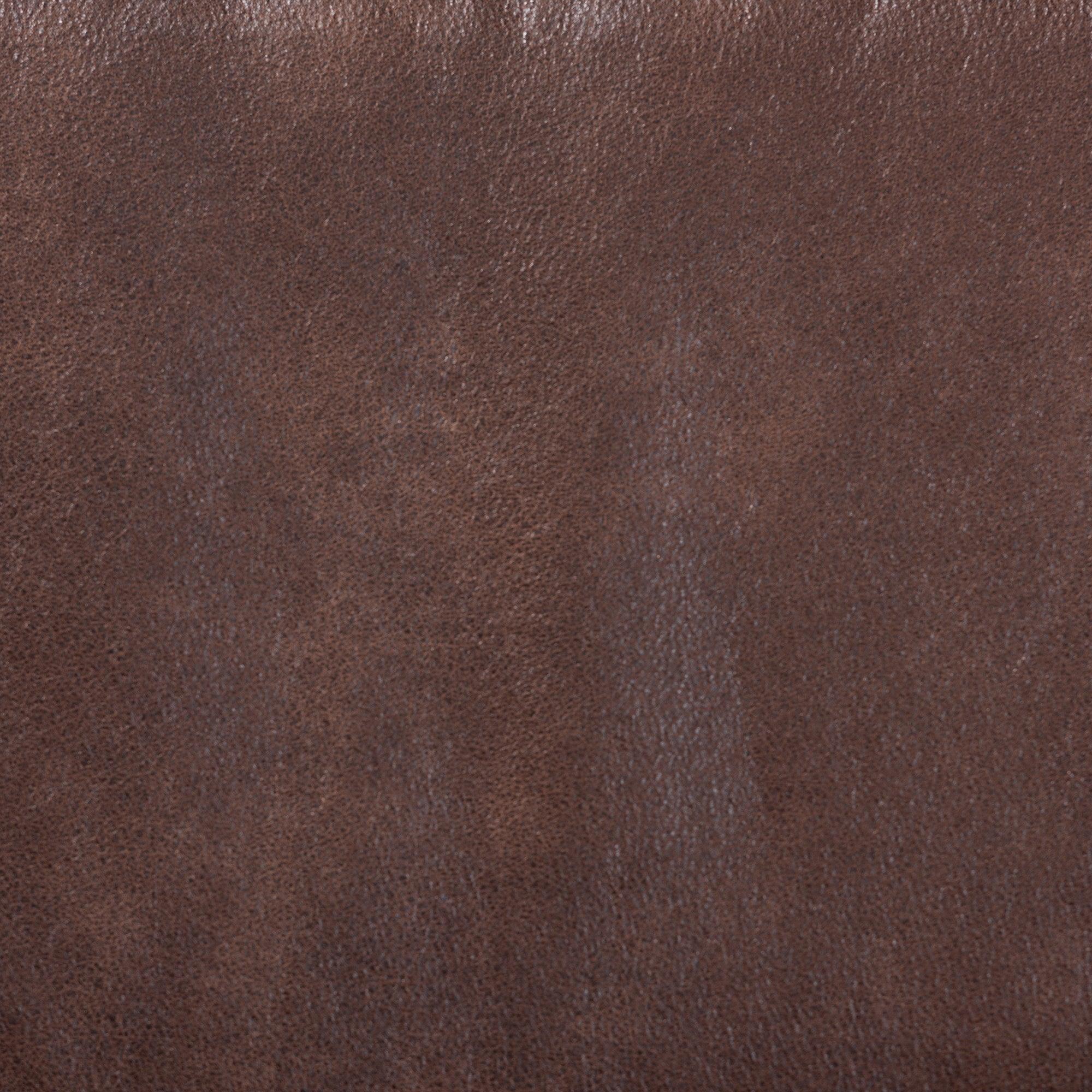 Sigrid Mid-Century Modern Faux Leather Effect Fabric Upholstered Antique Finished Wood Armchair