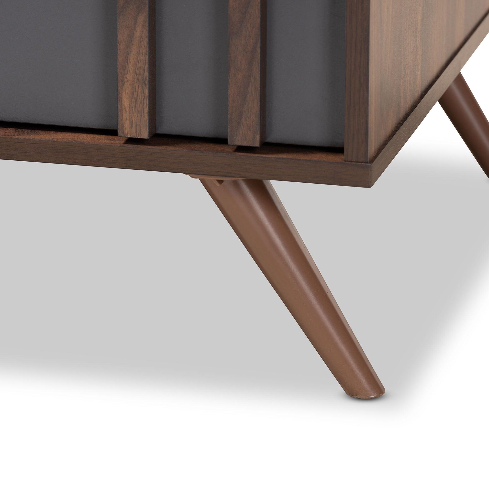 Naoki Modern and Contemporary Two-Tone and Finished Wood 1-Drawer Coffee Table