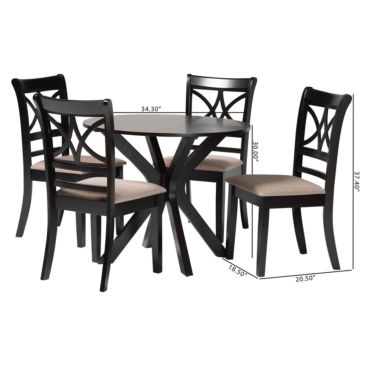 Julia 5-Piece Dining Set