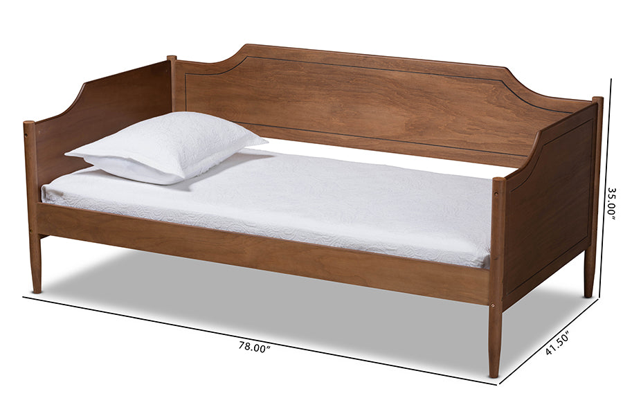 Alya Classic Traditional Farmhouse Finished Wood Daybed