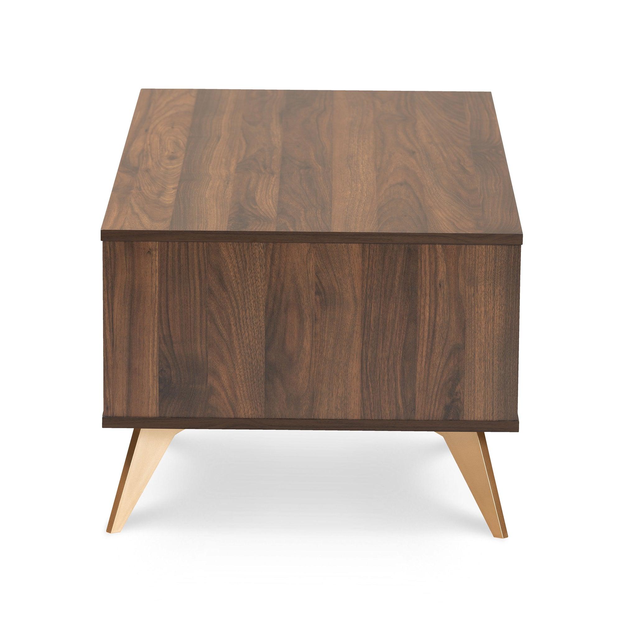 Edel Mid-Century Modern and Finished Wood Coffee Table