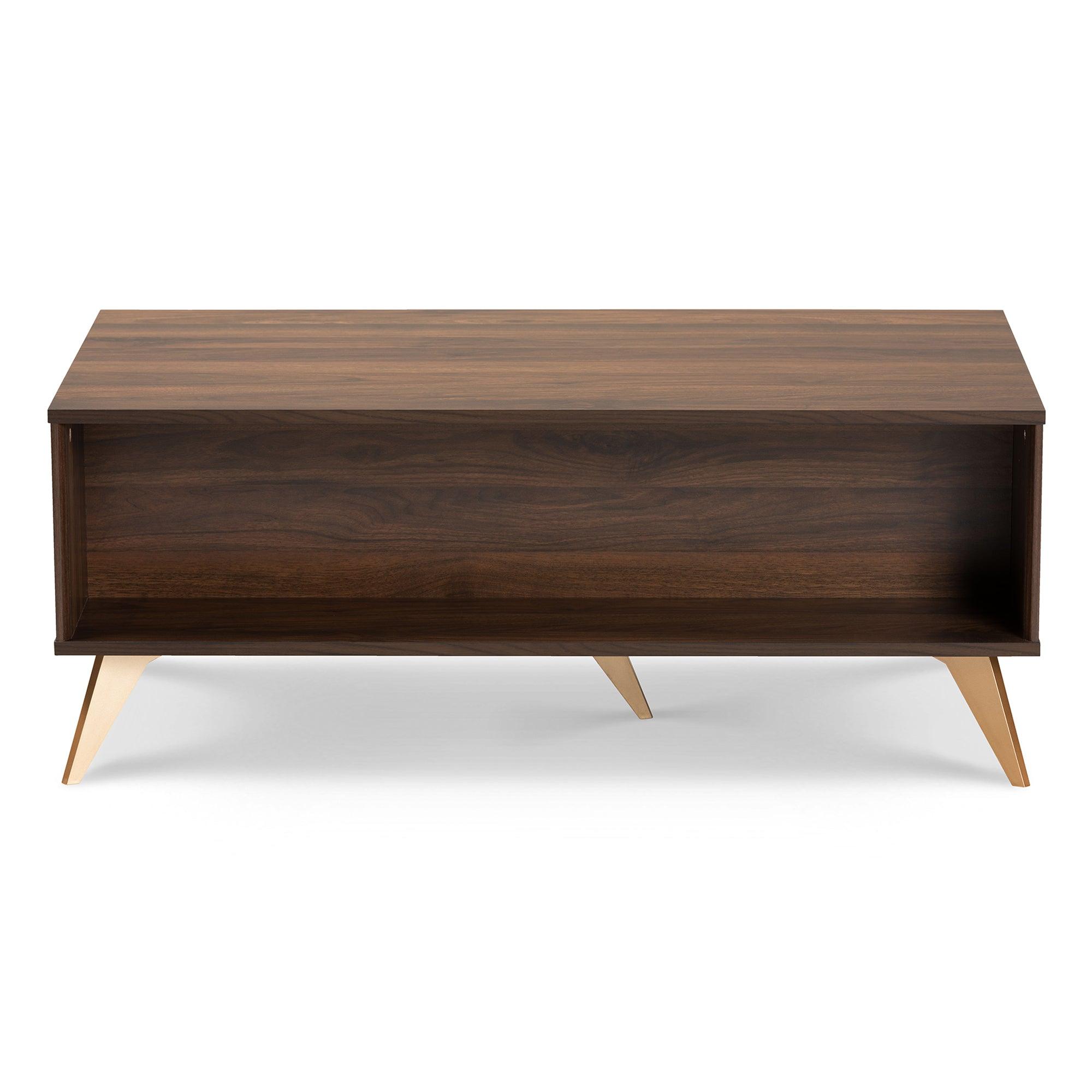 Edel Mid-Century Modern and Finished Wood Coffee Table