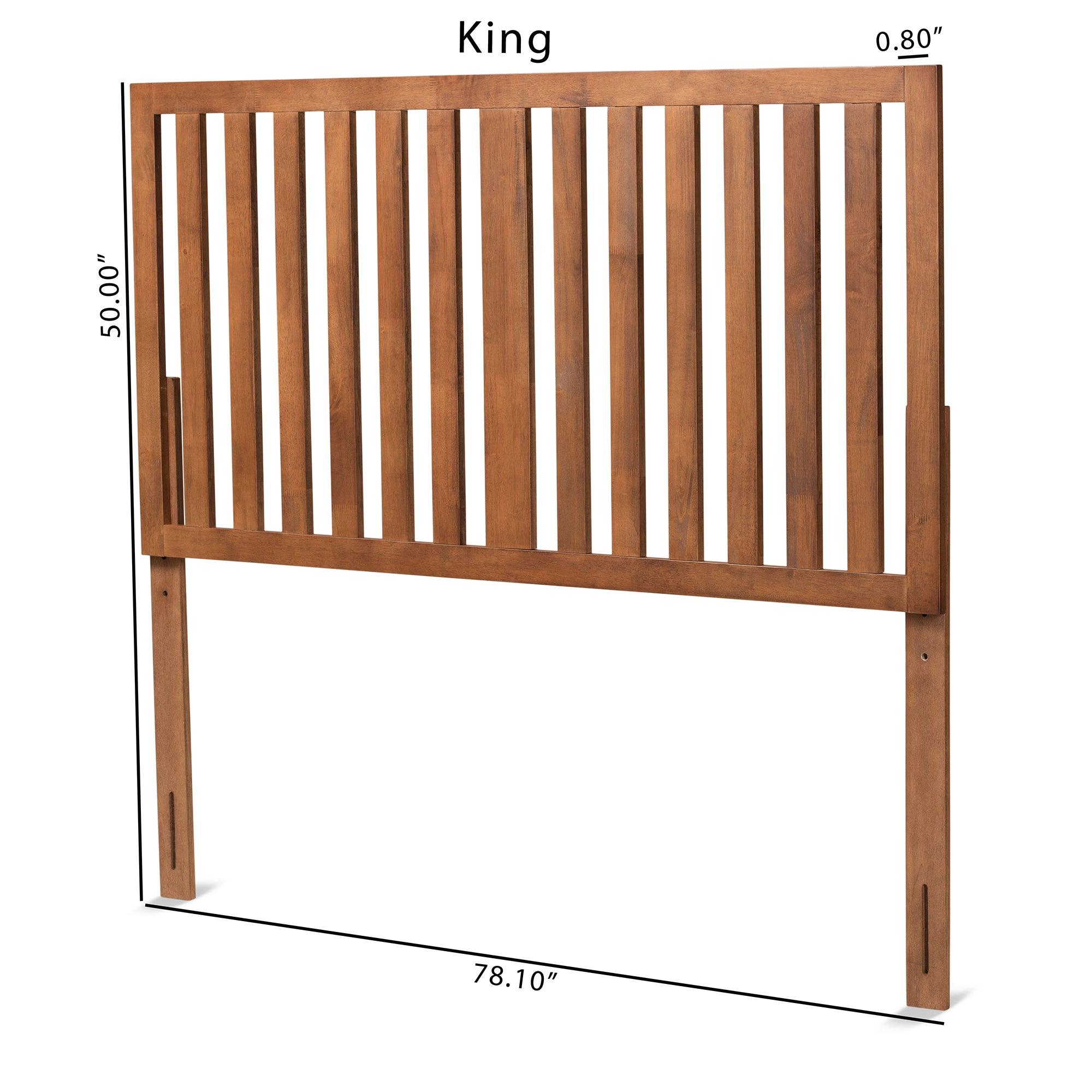 Oren Modern and Transitional Ash Finished Wood Headboard