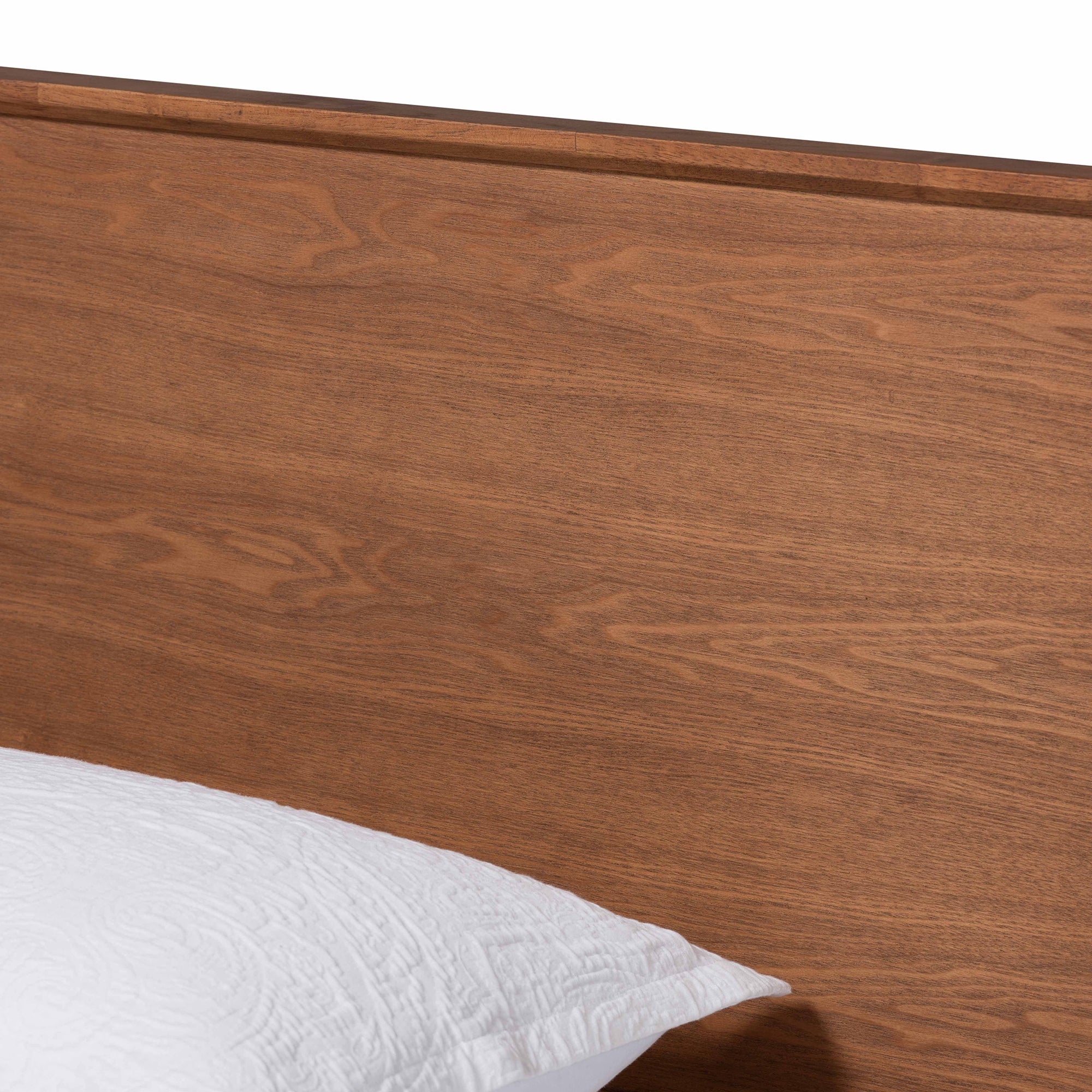 Karine Mid-Century Modern Finished Wood Platform Bed