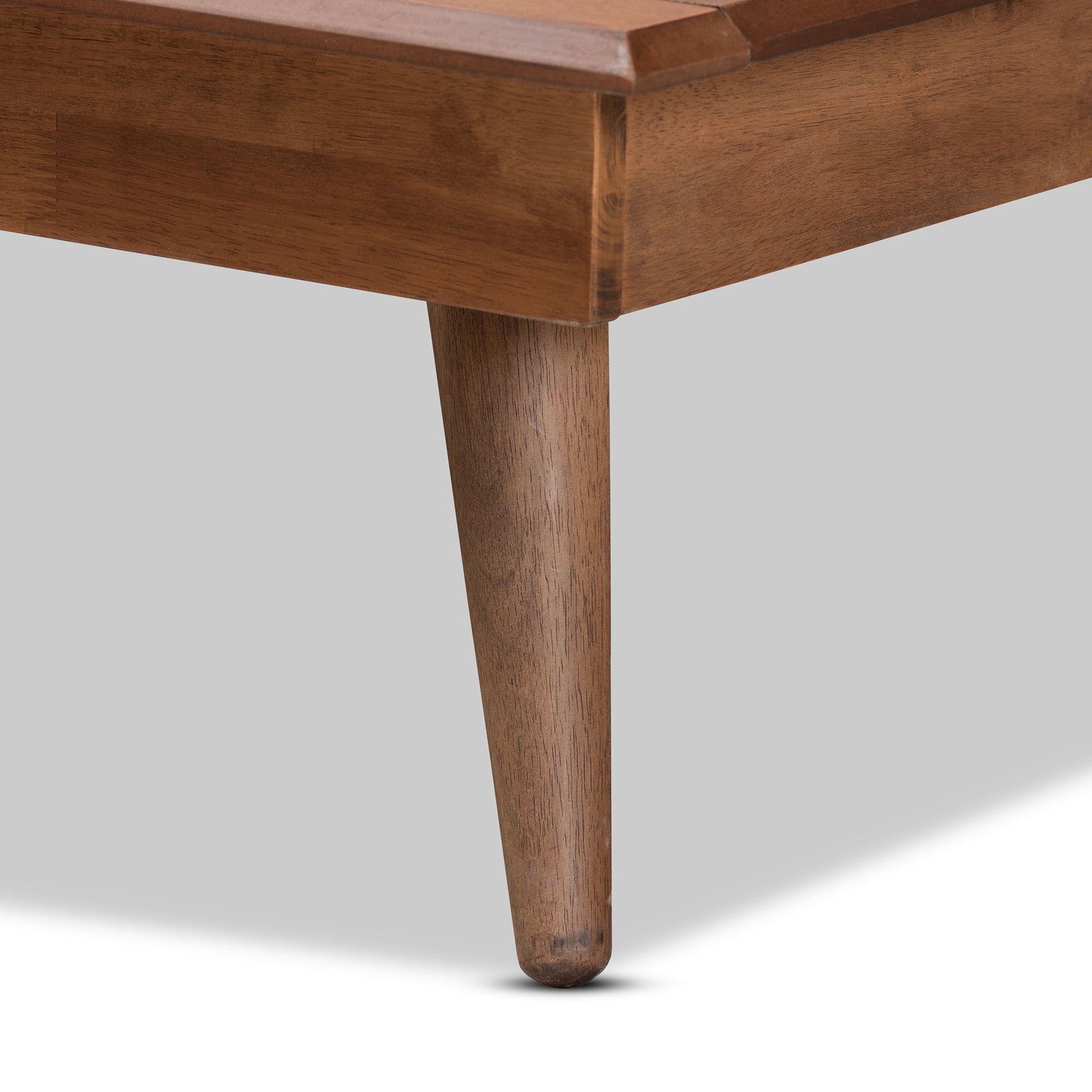 Karine Mid-Century Modern Finished Wood Platform Bed