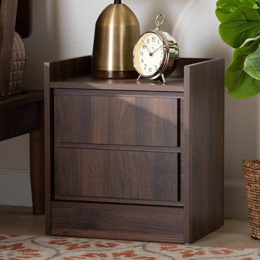 Hale Modern and Contemporary Finished Wood 1-Door Nightstand