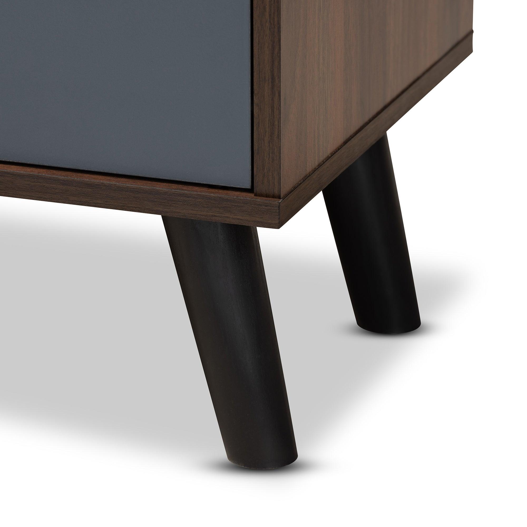 Clapton Modern and Contemporary Multi-Tone and Finished Wood TV Stand