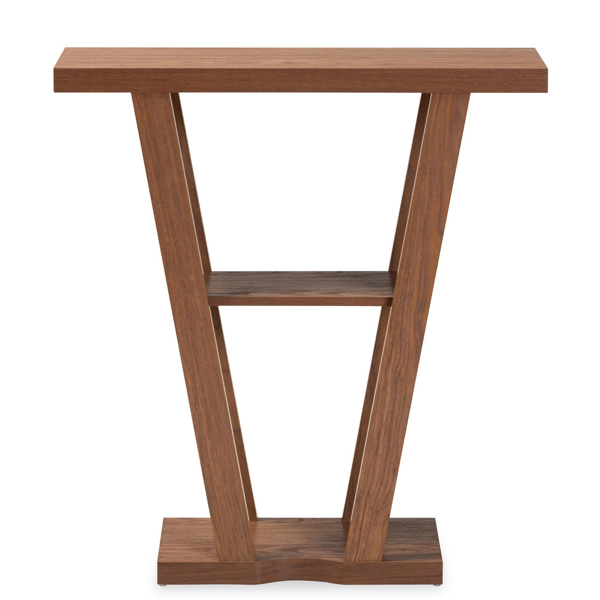 Boone Modern and Contemporary Finished Wood Console Table