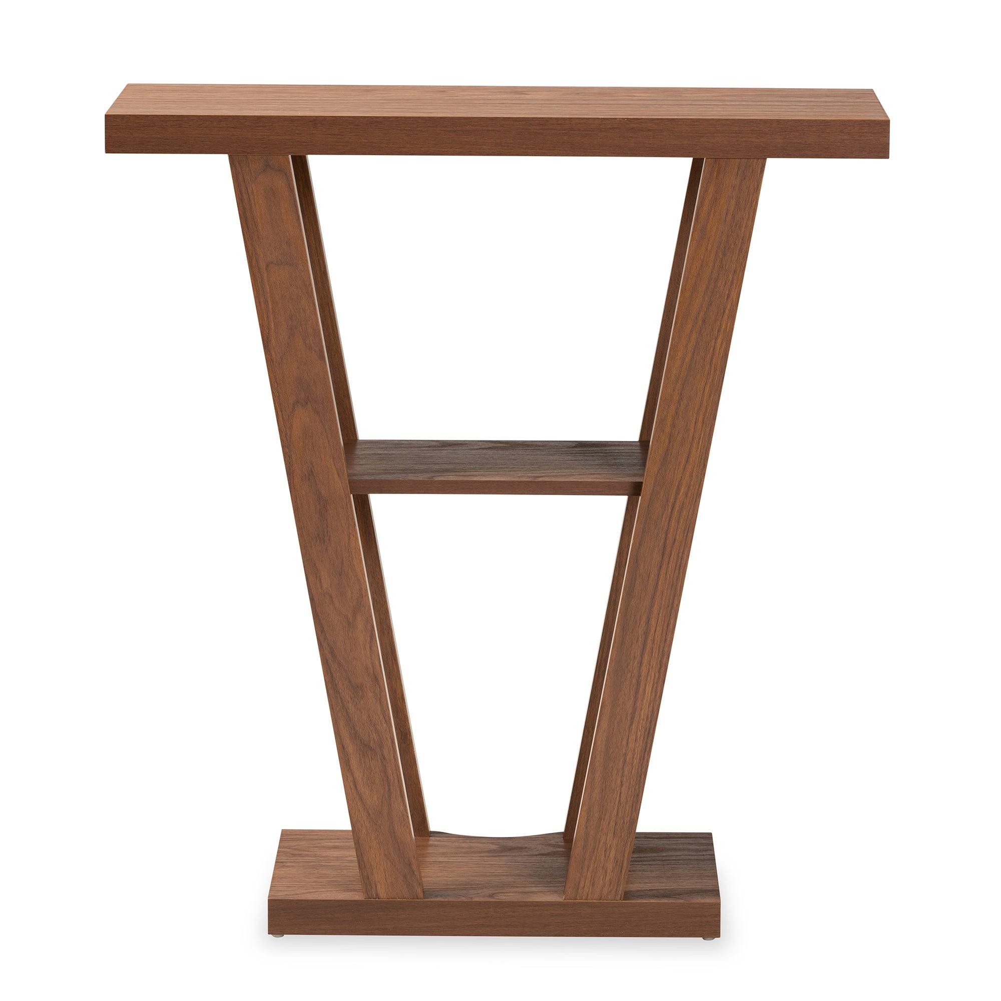Boone Modern and Contemporary Finished Wood Console Table
