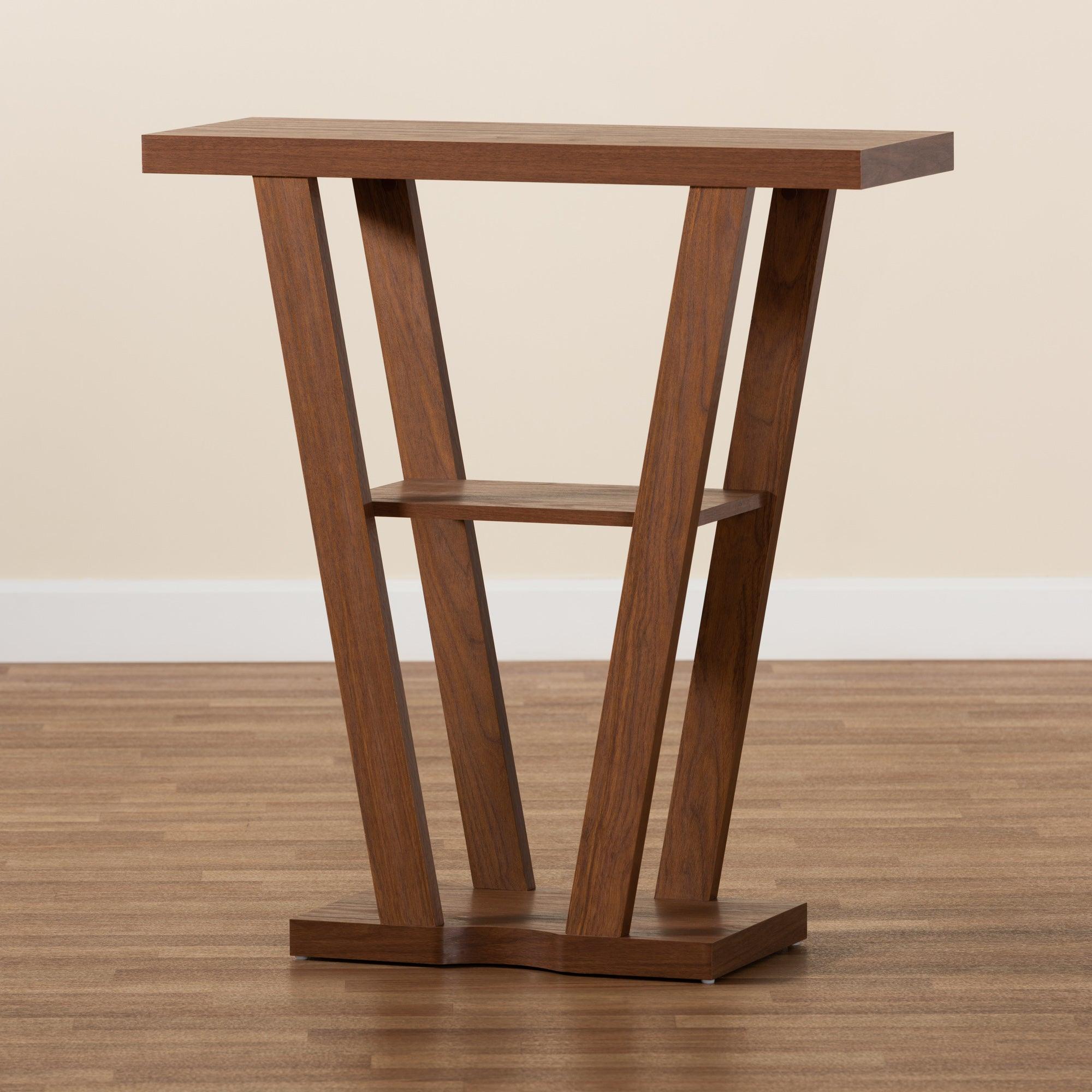 Boone Modern and Contemporary Finished Wood Console Table