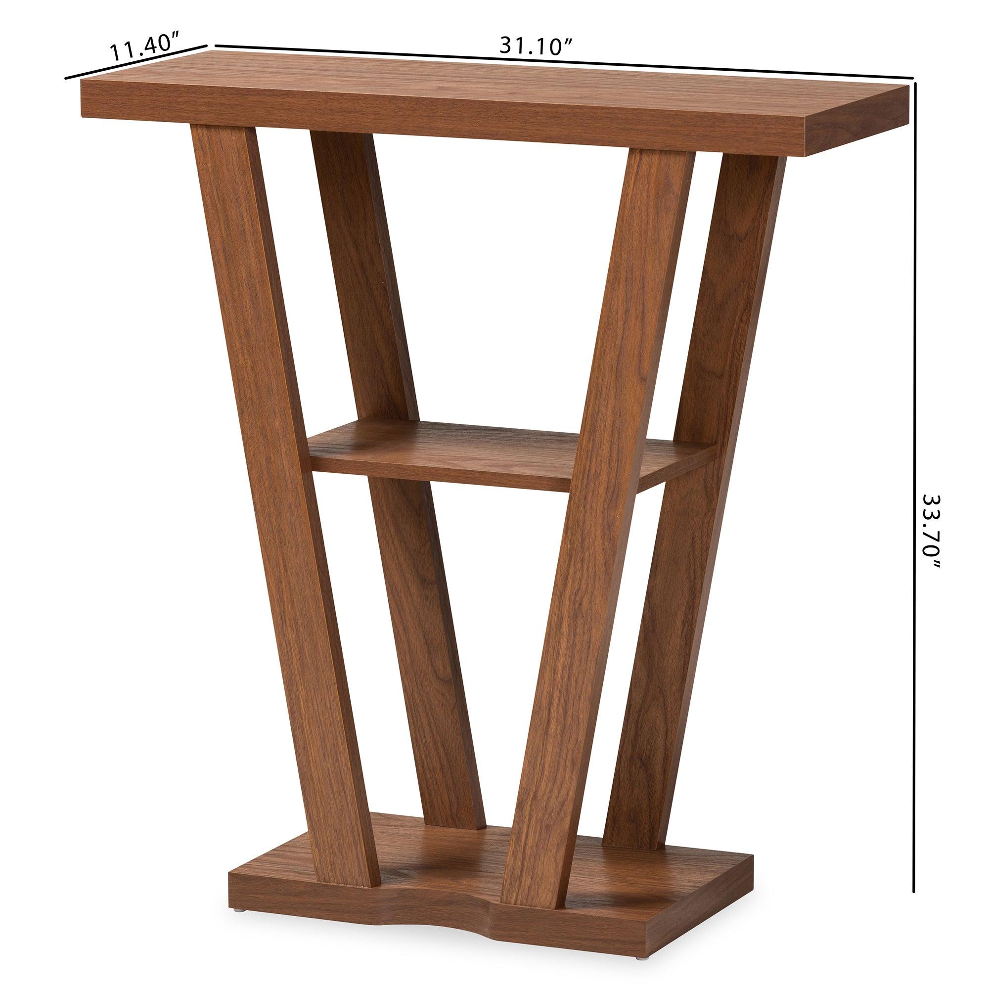 Boone Modern and Contemporary Finished Wood Console Table