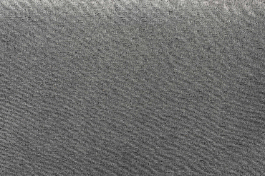 Abner Modern and Contemporary Transitional Fabric Upholstered and Finished Wood Headboard