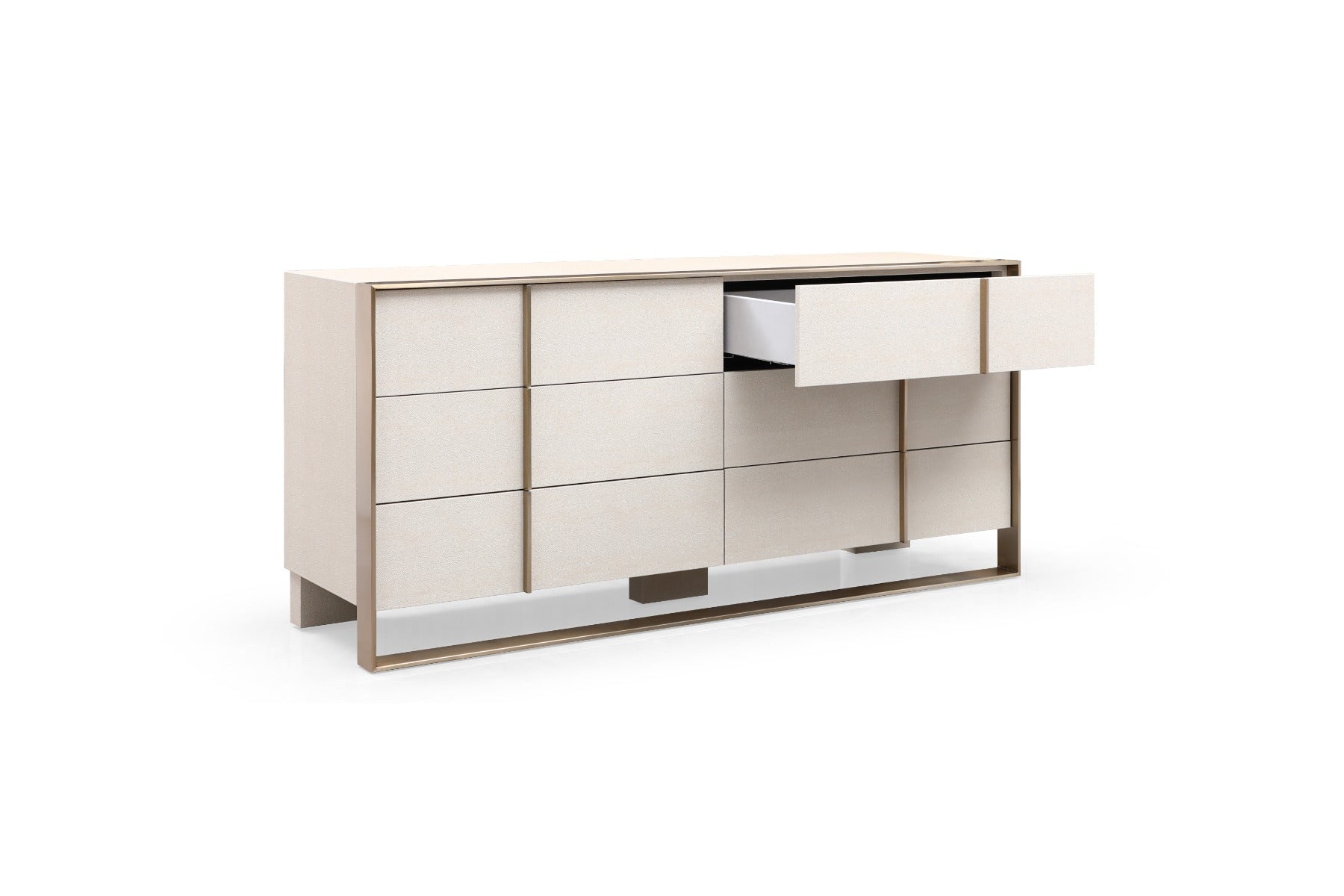 Nova Domus Cartier - Modern Sha and Brushed Brass Dresser-Dresser-VIG-Wall2Wall Furnishings