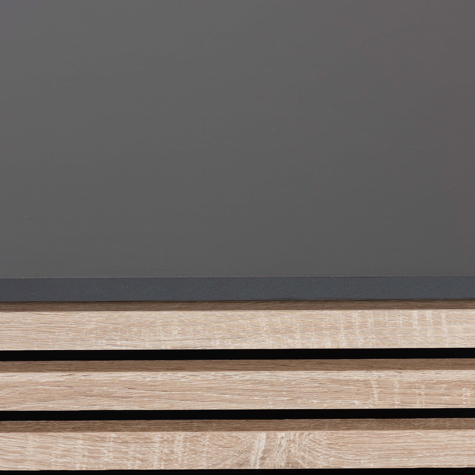 Eckhart Modern and Contemporary Two-Tone Dark and Finished Wood Cat Litter Box Cover House