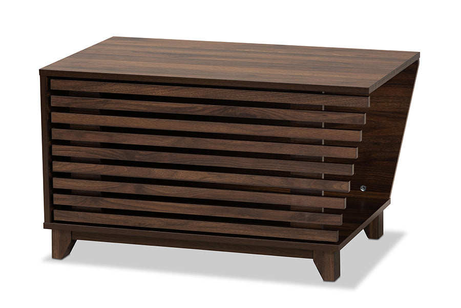 Eckhart Modern and Contemporary Finished Wood Cat Litter Box Cover House