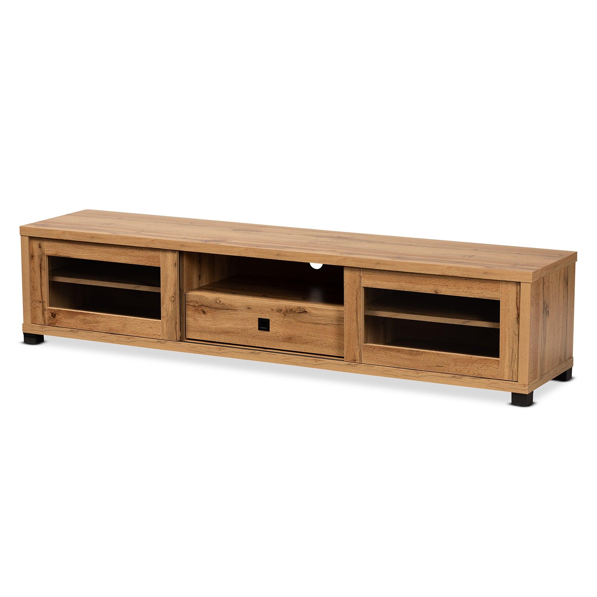 Beasley Modern and Contemporary Finished Wood 1-Drawer TV Stand