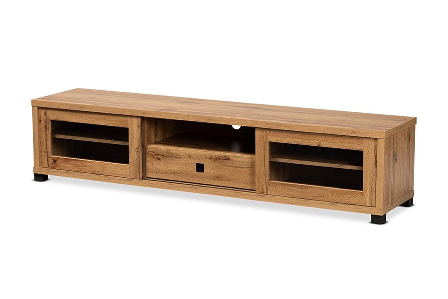 Beasley Modern and Contemporary Finished Wood 1-Drawer TV Stand