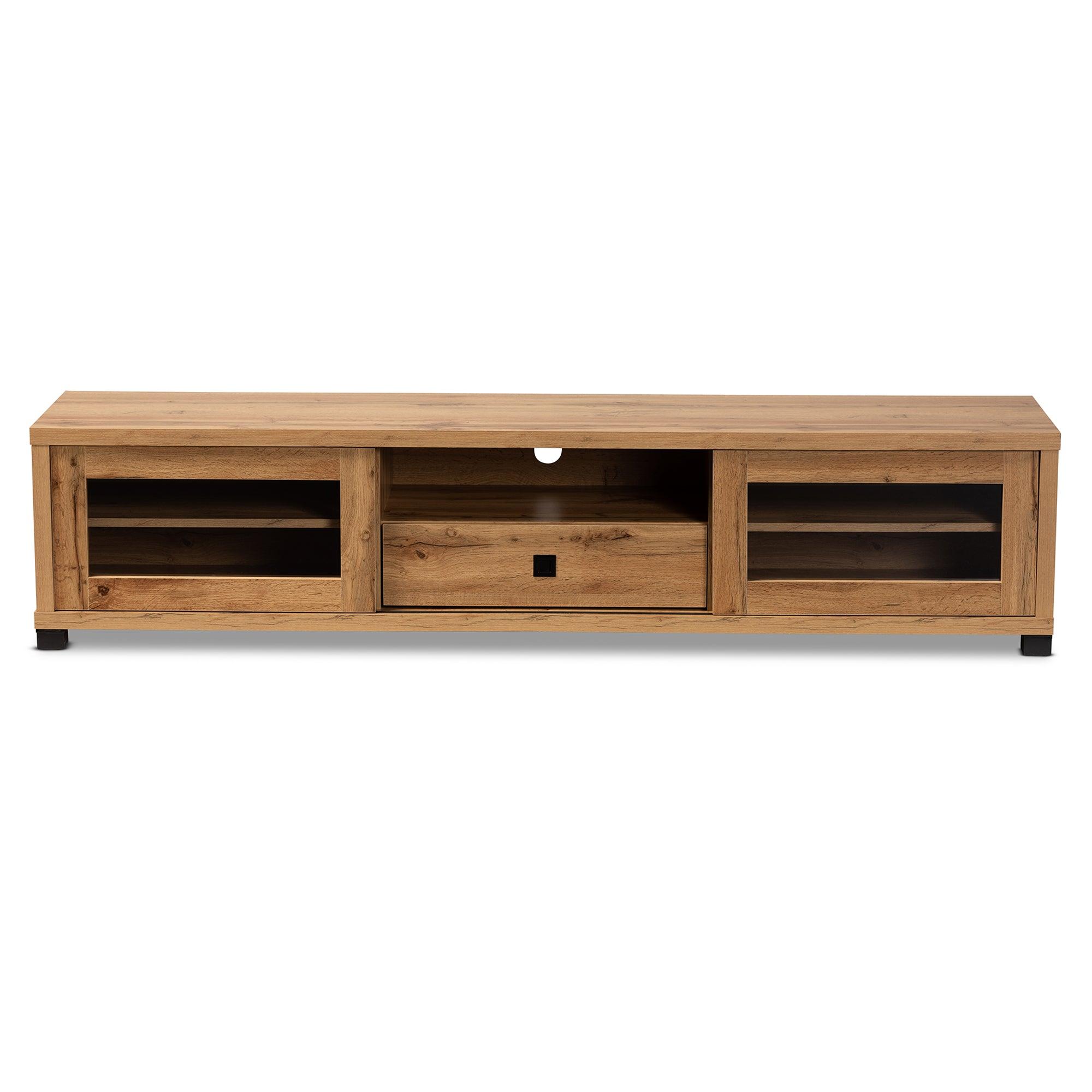 Beasley Modern and Contemporary Finished Wood 1-Drawer TV Stand
