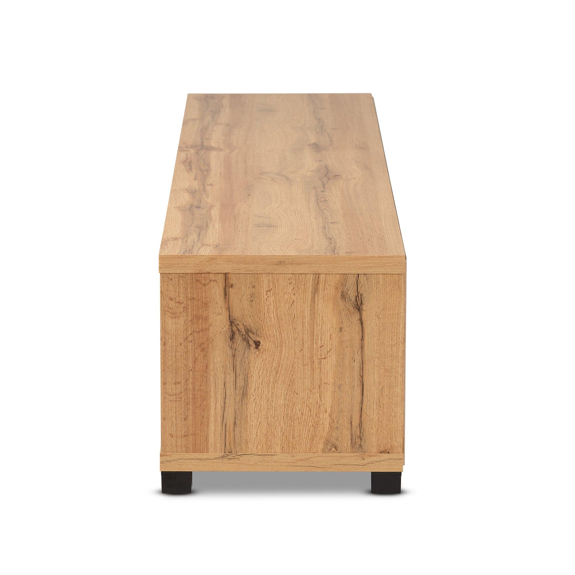 Beasley Modern and Contemporary Finished Wood 1-Drawer TV Stand