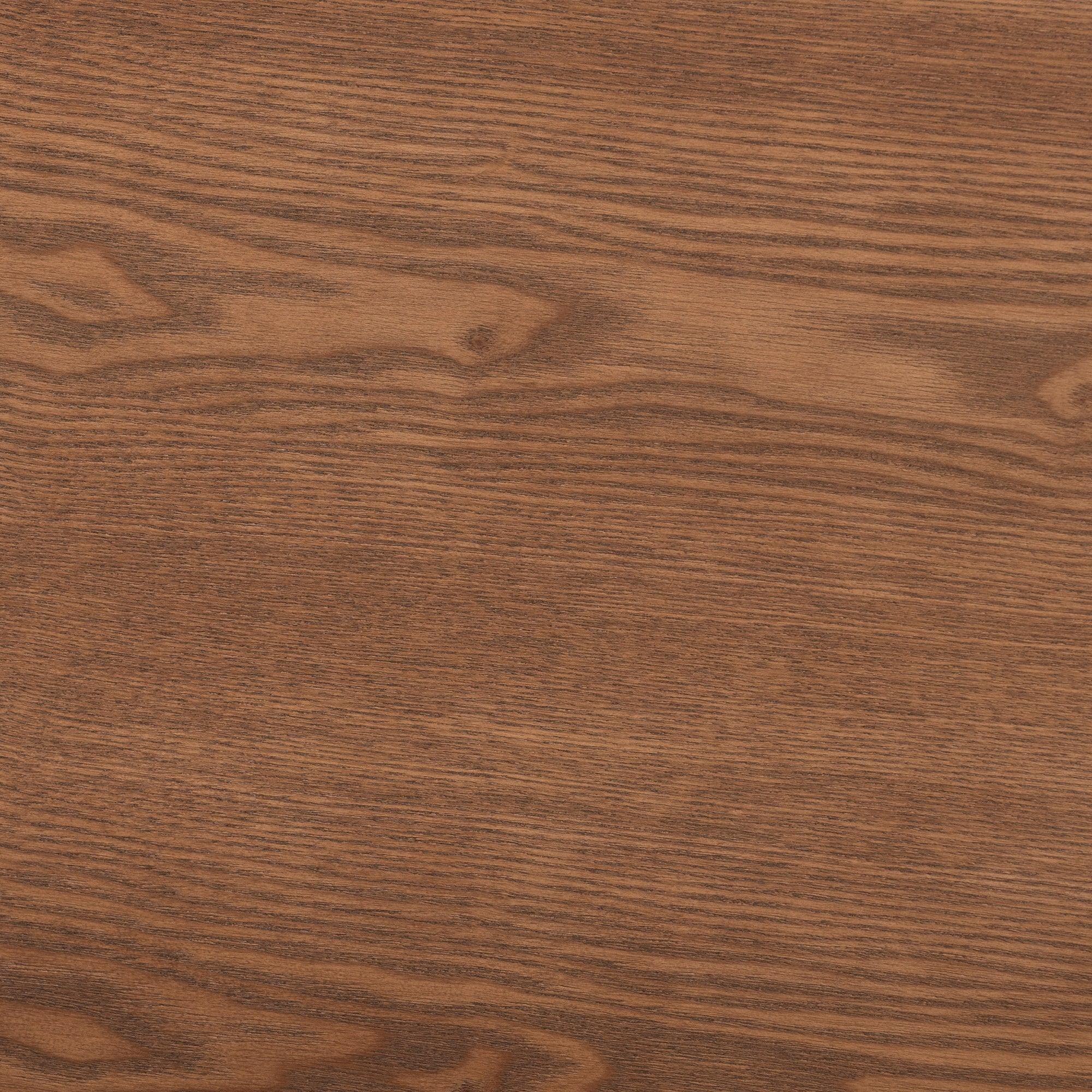 Macayle Mid-Century Modern Ash Finished Wood Platform Bed