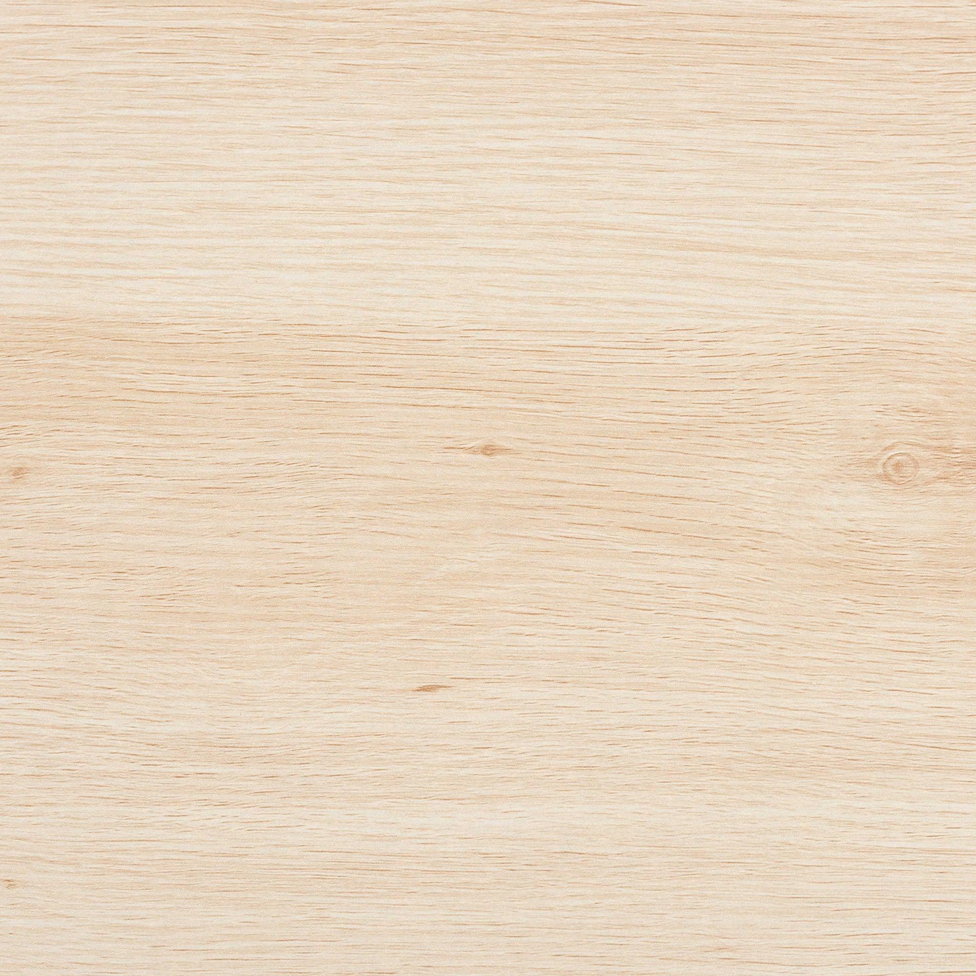 Sebille Mid-Century Modern Light Finished Wood 1-Drawer End Table with Rattan