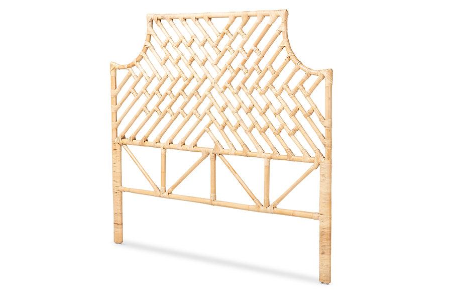 bali & pari Jayliah Modern Bohemian Rattan Standalone Headboard