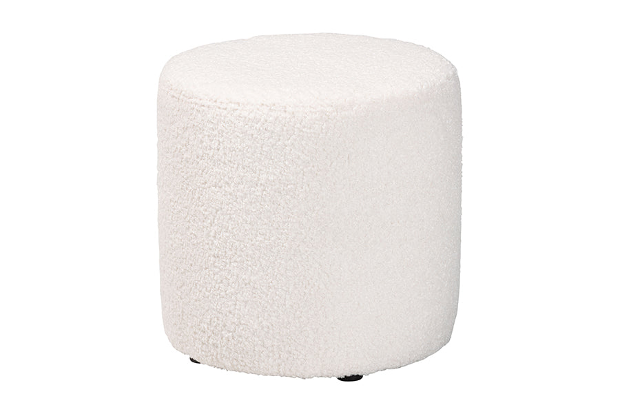 Tori Modern and Contemporary Boucle Upholstered Ottoman