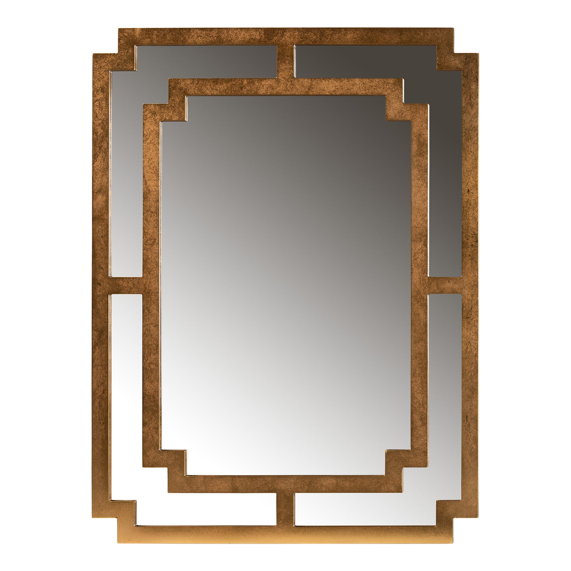 Dayana Modern and Contemporary Finished Wood Accent Wall Mirror