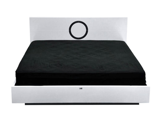 Ovidius Modern Crocodile Lacquer Bed