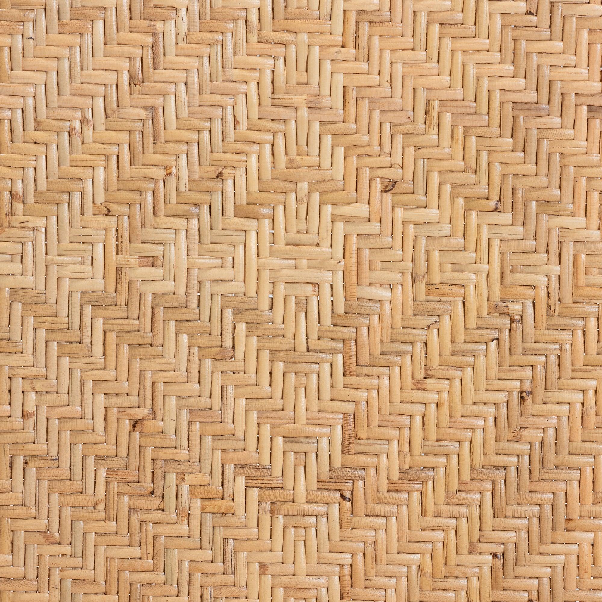 bali & pari Adrena Modern Bohemian Rattan Counter Stool