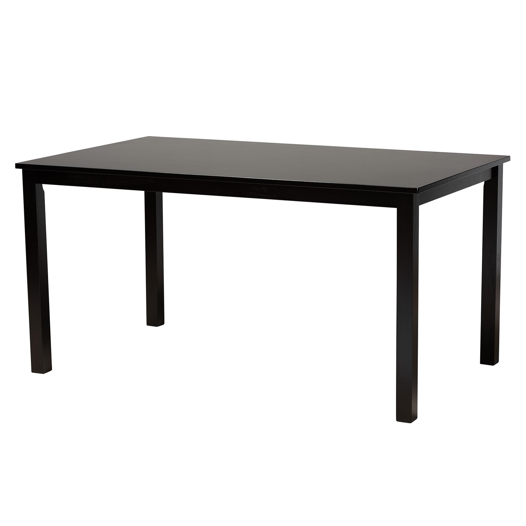 Olympia Modern Fabric and Espresso Finished Wood 6-Piece Dining Set