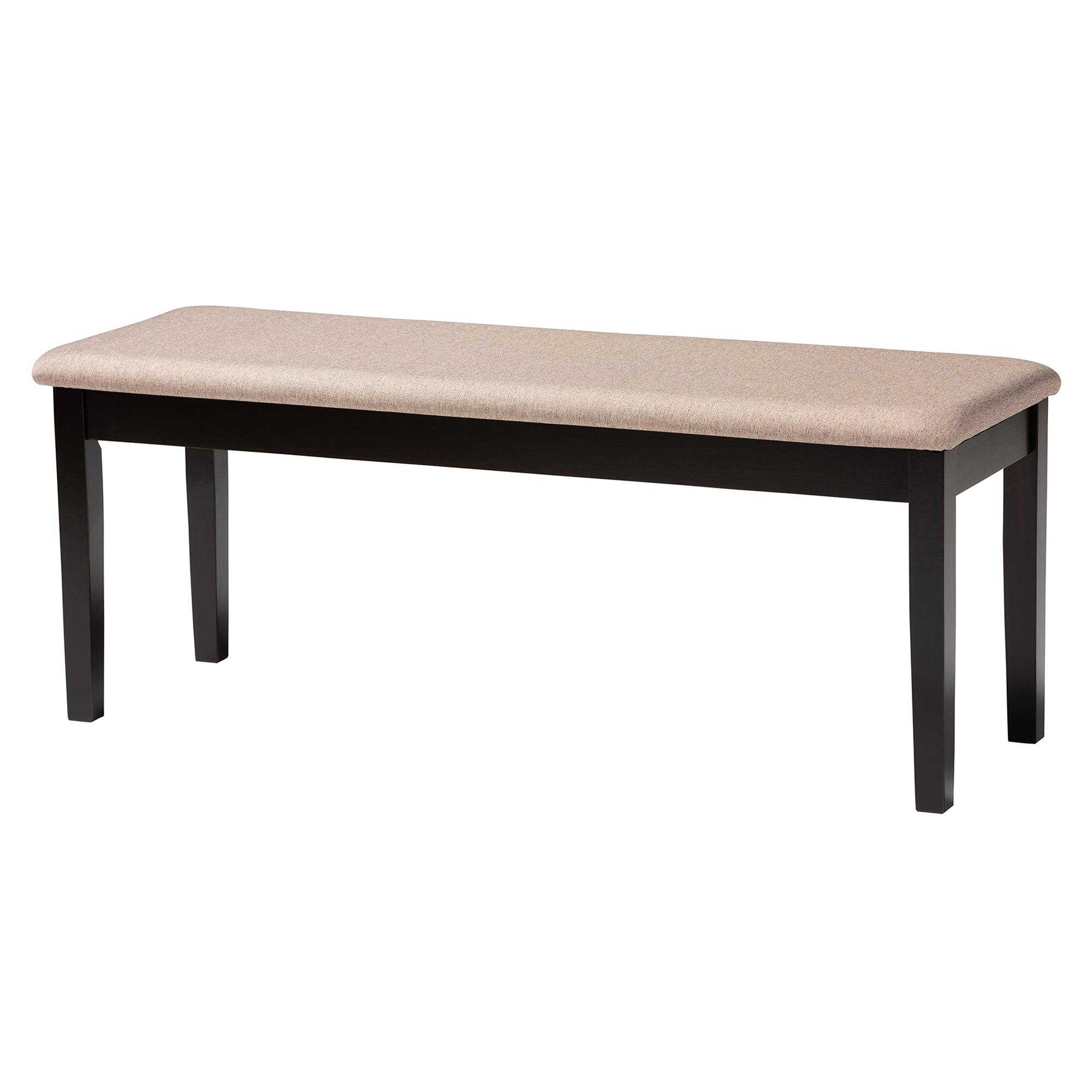 Abigail Modern Fabric and Finished Wood 6-Piece Dining Set