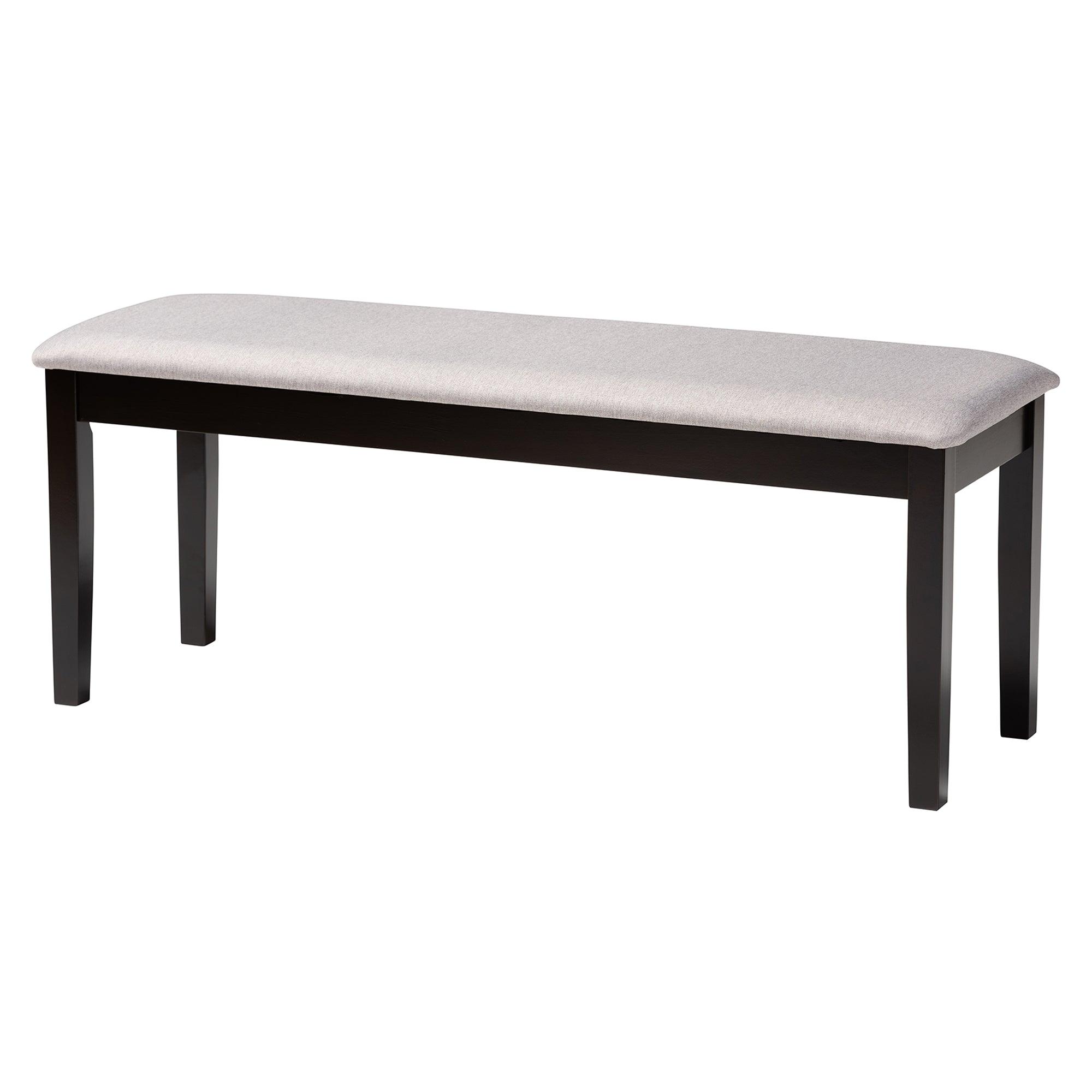 Abigail Modern Fabric and Finished Wood 6-Piece Dining Set