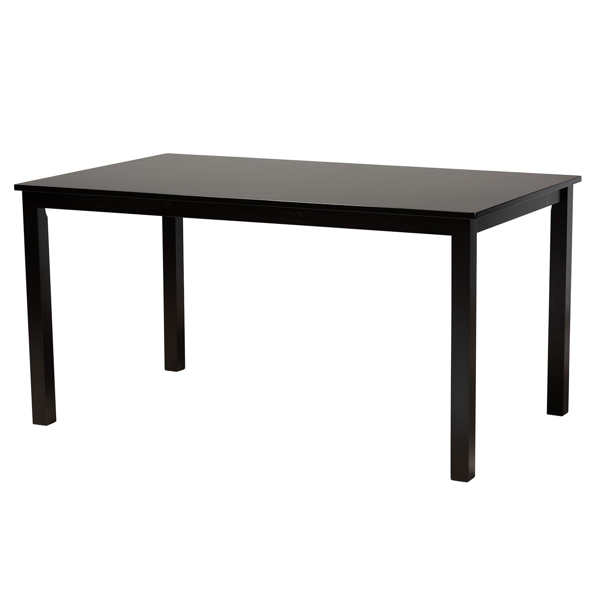 Abigail Modern Fabric and Finished Wood 6-Piece Dining Set