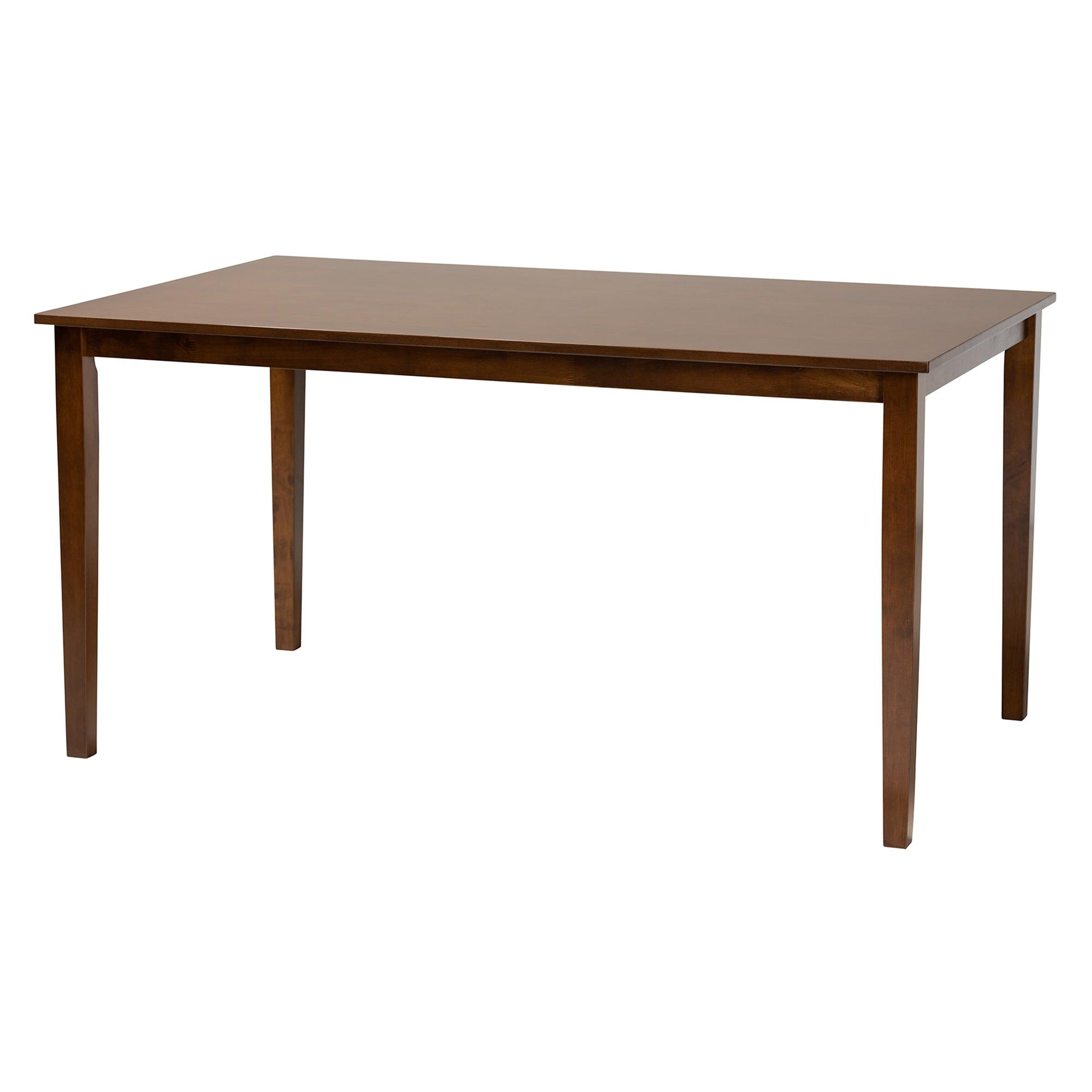 Abigail Modern Fabric and Finished Wood 7-Piece Dining Set