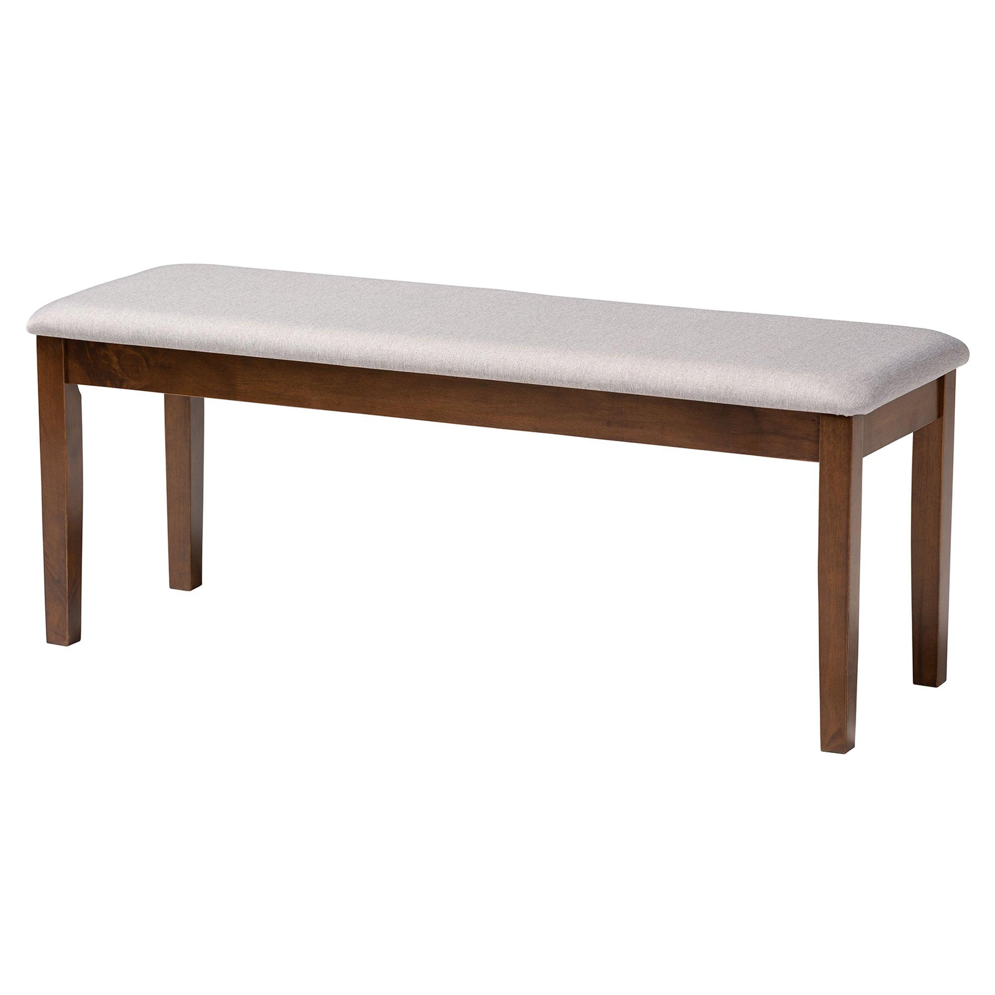 Abigail Modern Fabric and Finished Wood 6-Piece Dining Set