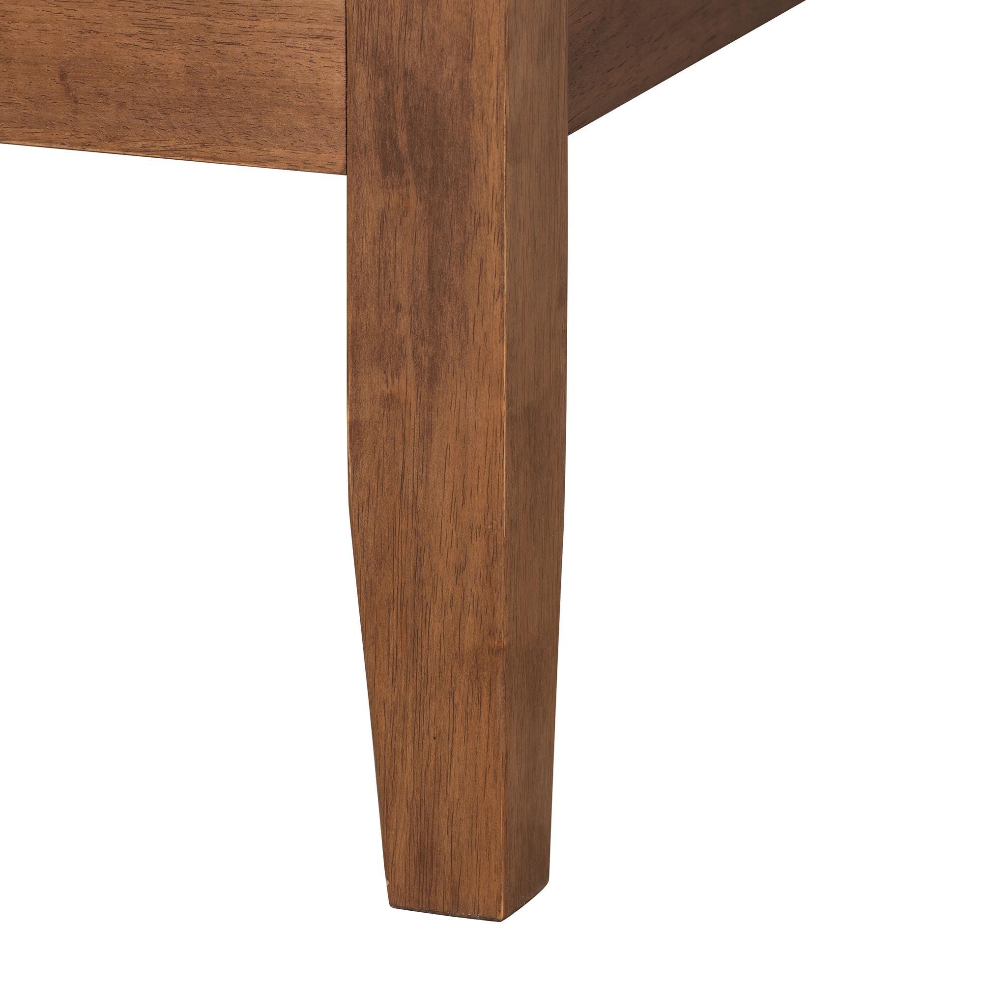 Salvatore Mid-Century Modern Finished Wood Platform Bed