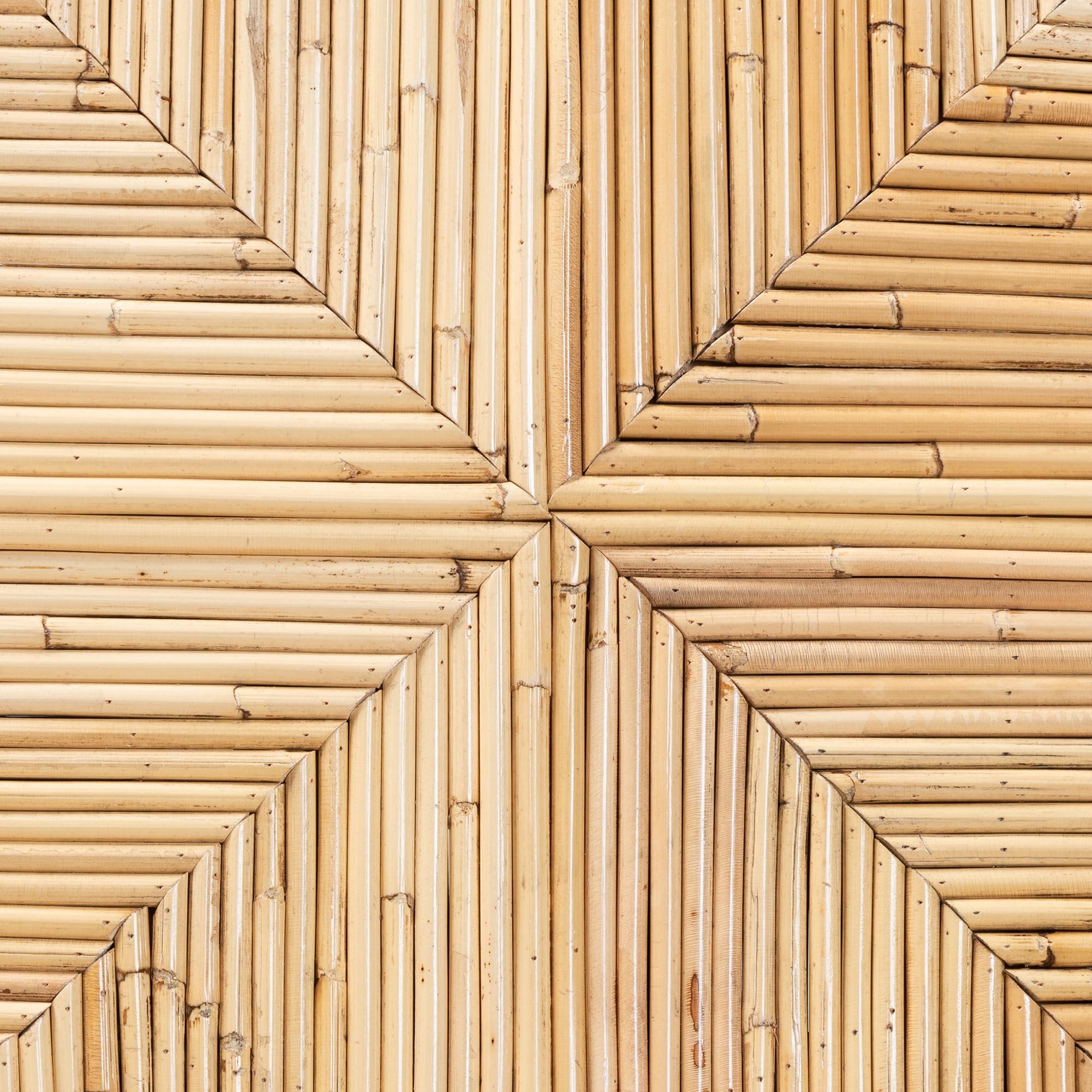 Carita Modern Bohemian Rattan 5-Piece Dining Set