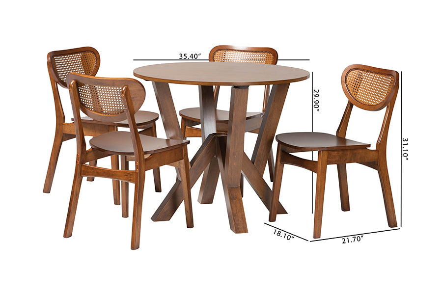 Crystal 5-Piece Dining Set