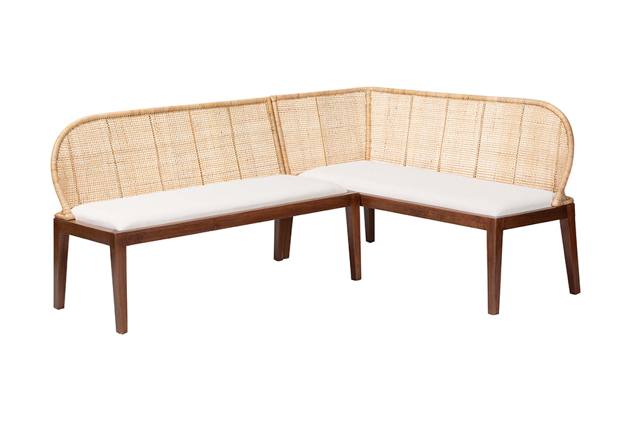 Bali & Pari Okinawa 2-Piece Corner Bench Set