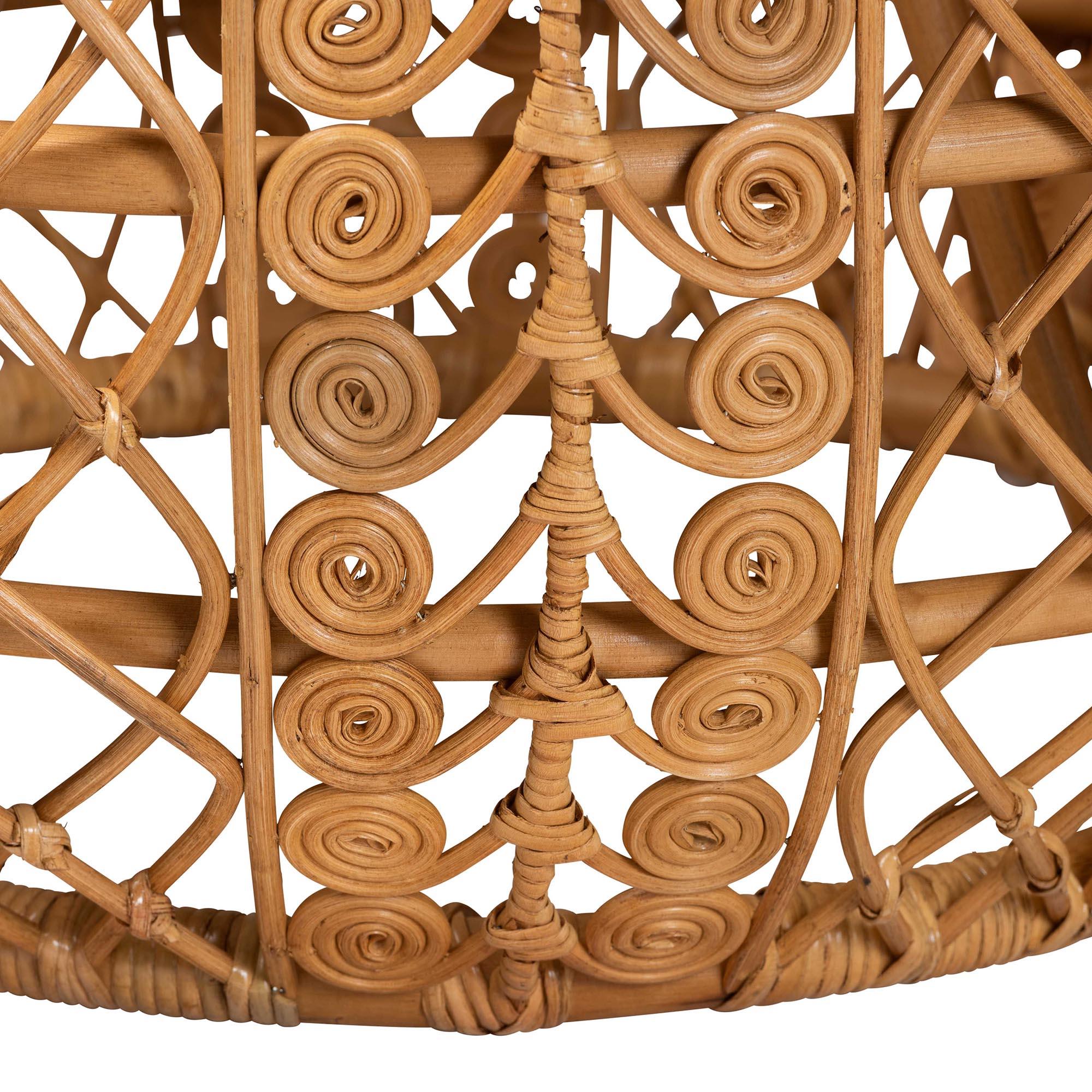 Bali & Pari Tiramisu Modern Bohemian Rattan Coffee Table