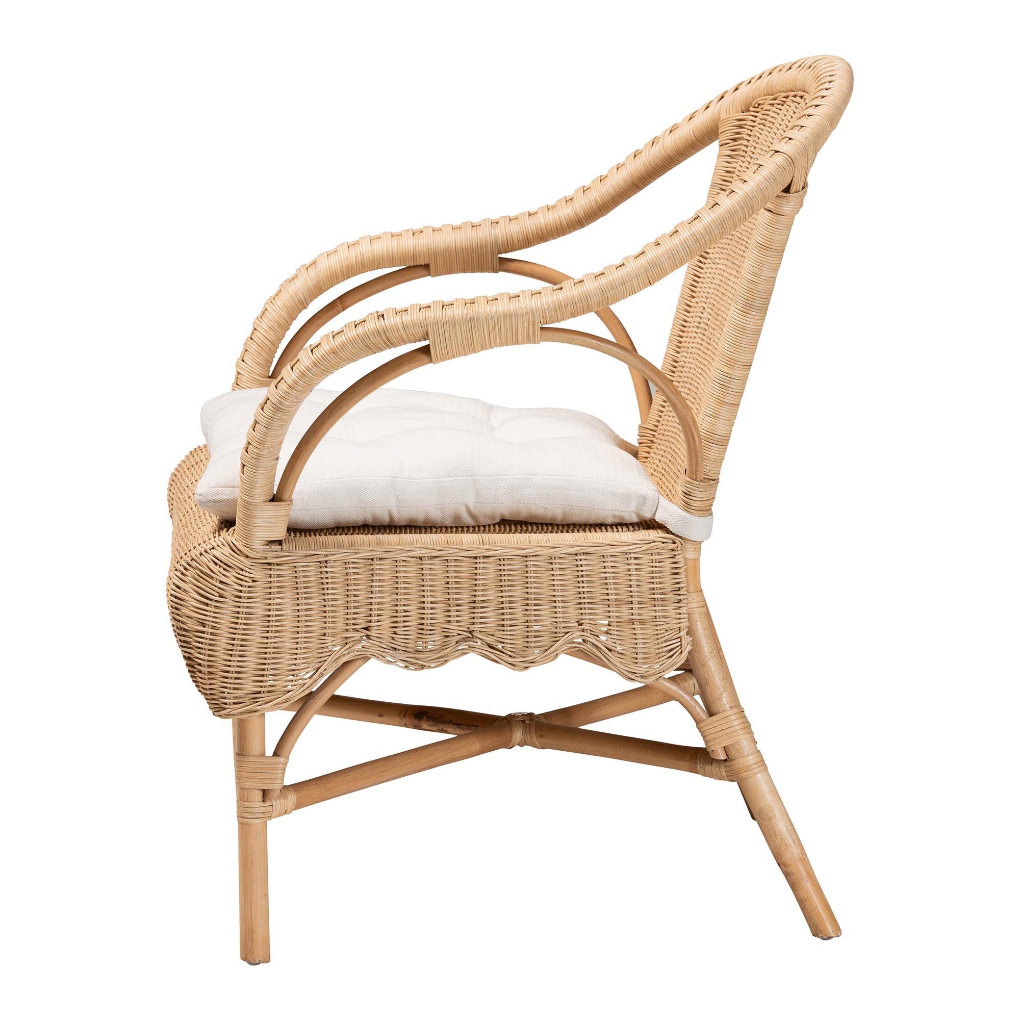 bali & pari Reinu Rattan Dining Chair