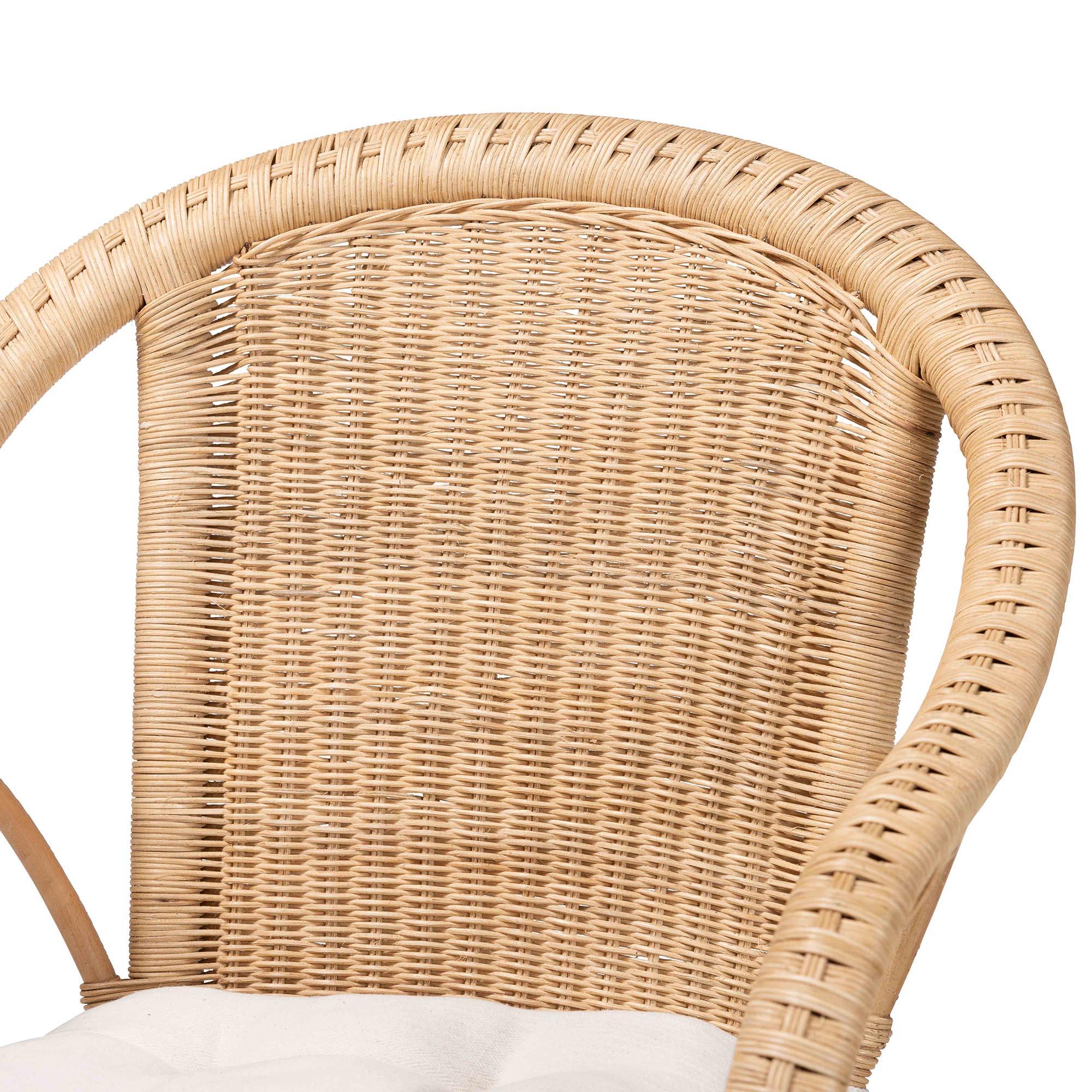 bali & pari Reinu Rattan Dining Chair