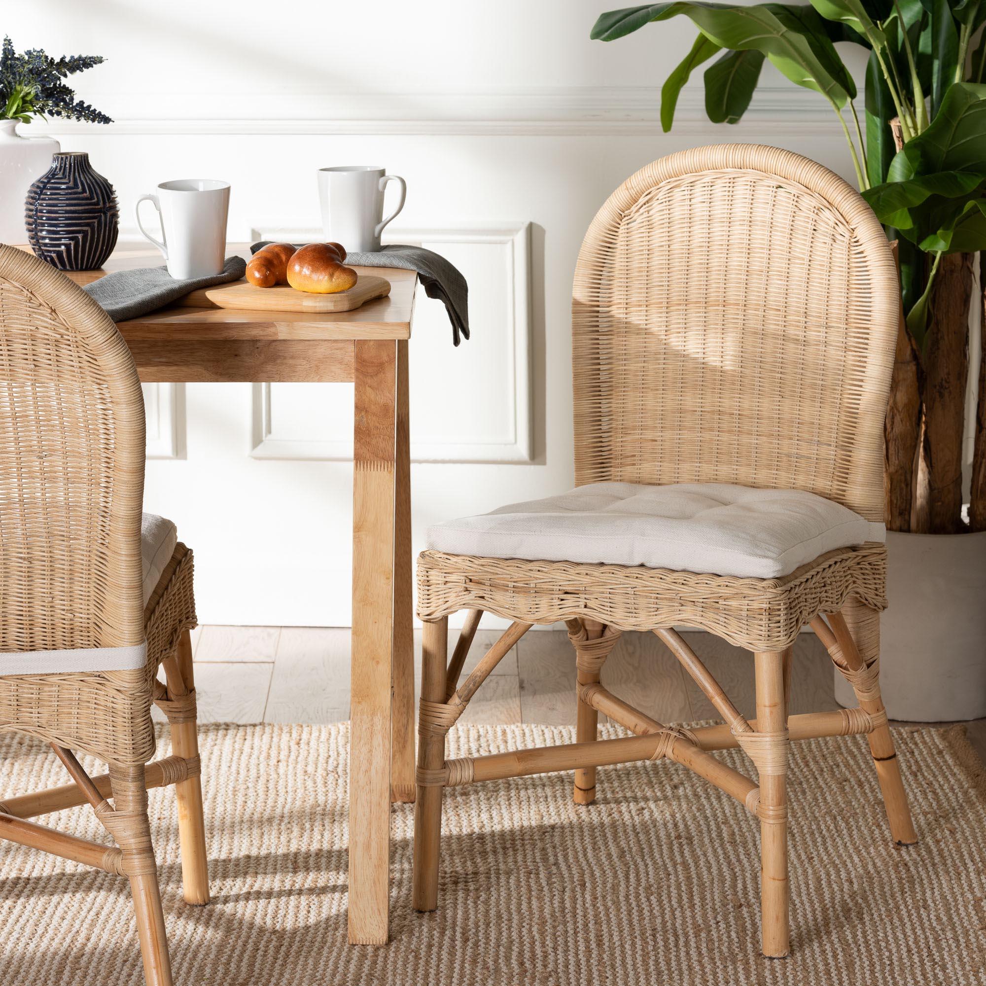 bali & pari Bilu Bohemian Rattan Dining Chair
