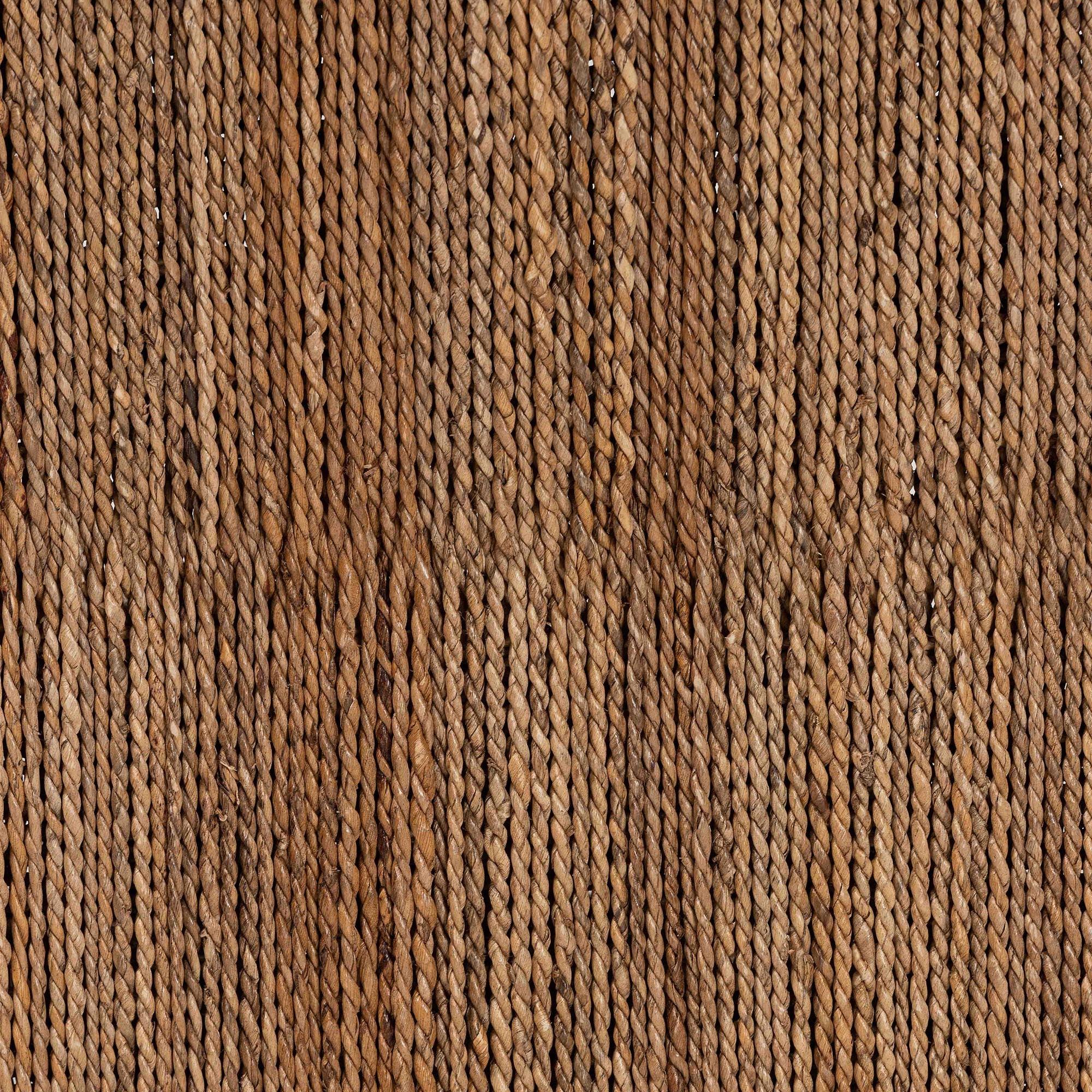 bali & pari Liza Bohemian Seagrass and Wood Accent Bench