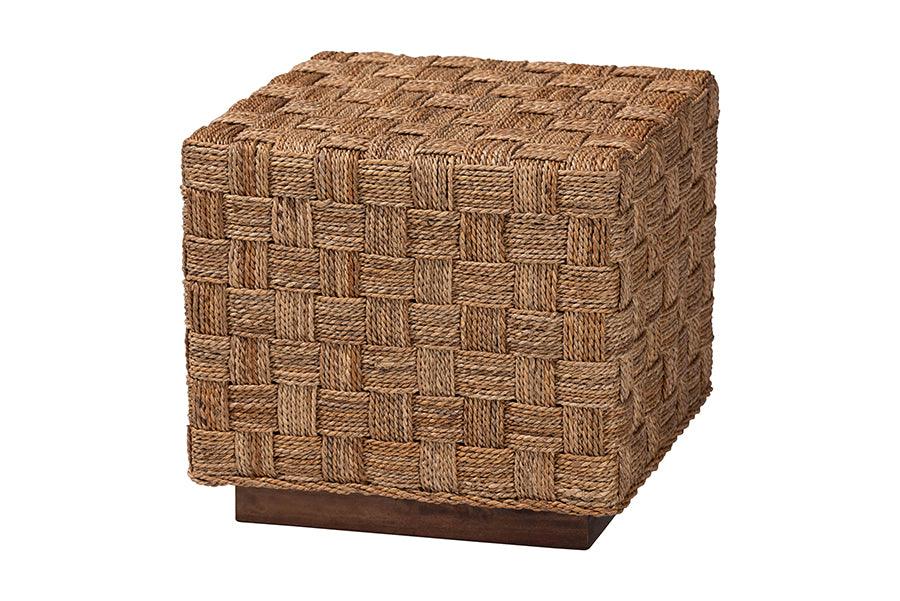bali & pari Karina Bohemian Seagrass End Table