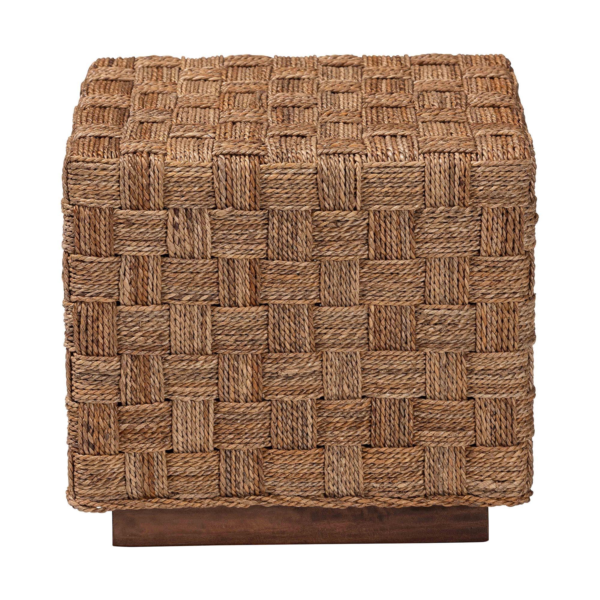 bali & pari Karina Bohemian Seagrass End Table