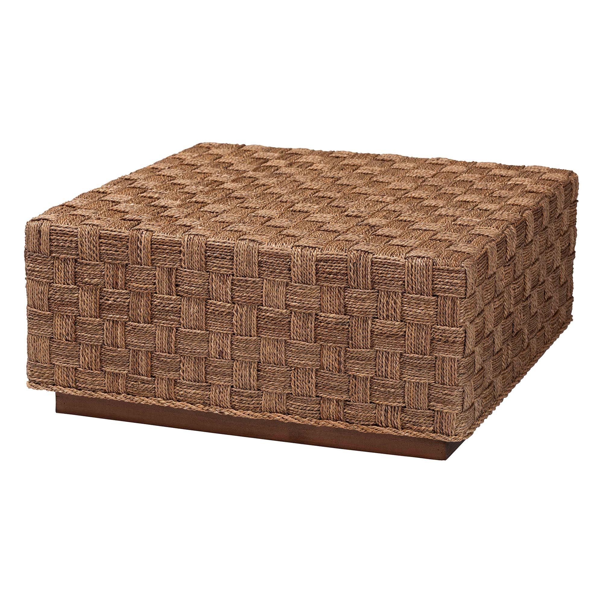 bali & pari Karina Bohemian Seagrass Coffee Table