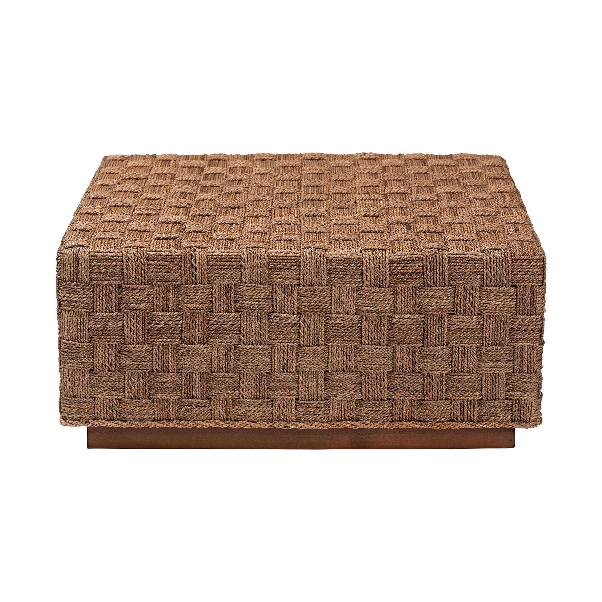 bali & pari Karina Bohemian Seagrass Coffee Table